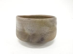 作家物　備前焼　茶碗(無地箱付)